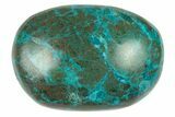 Polished Chrysocolla and Malachite Stone - Peru #250330-1
